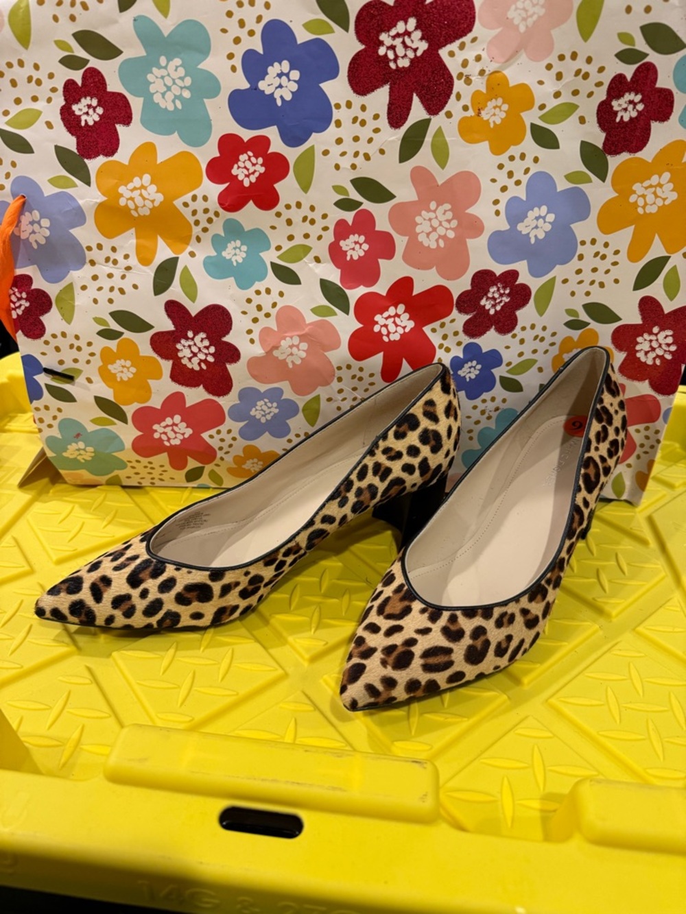 NWOT Marc Fisher Leopard Print Pointed Toe Pumps - Women's Animal Print Heels